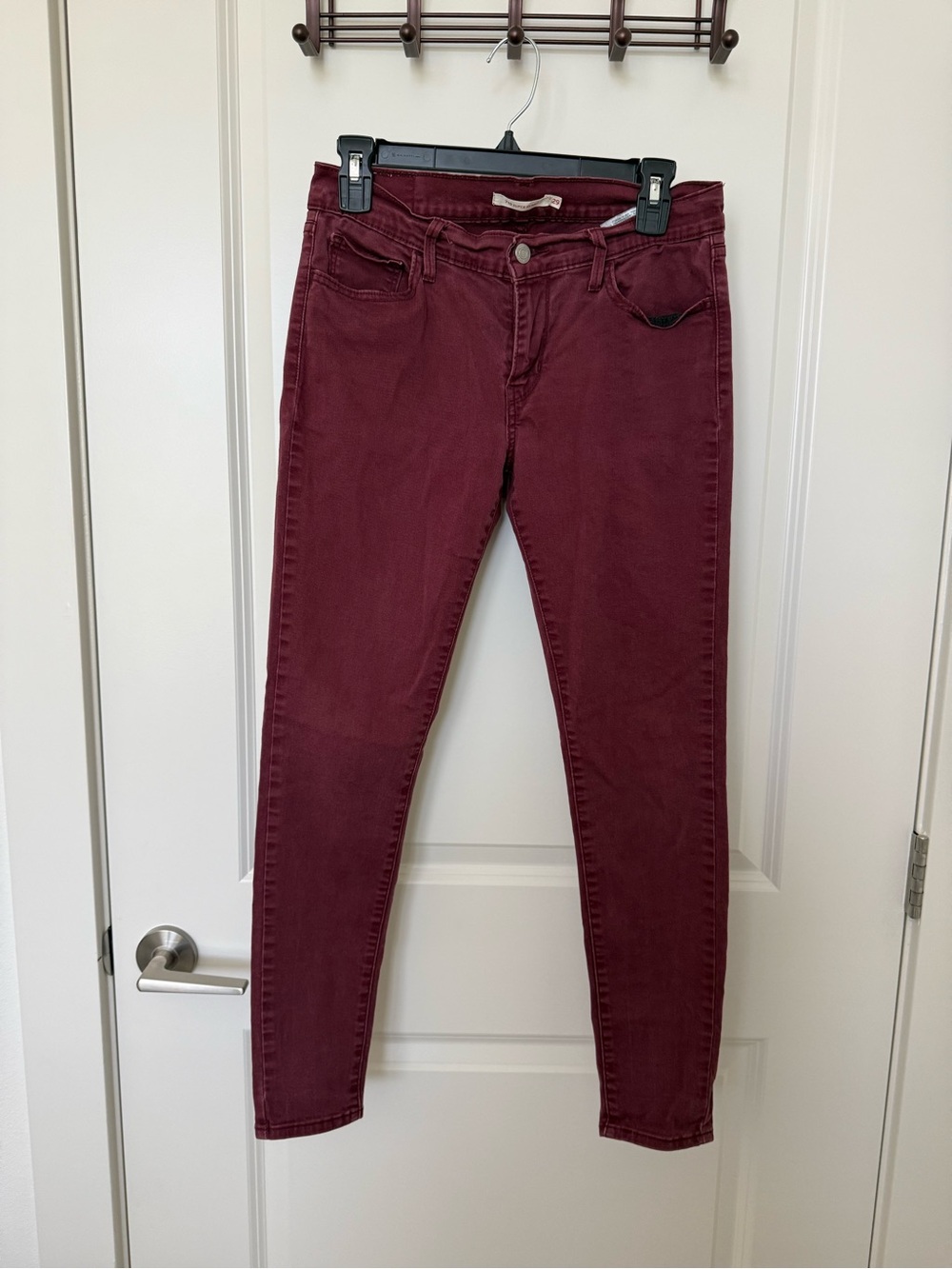 Levi’s Women's Slim Fit Jeans in Burgundy